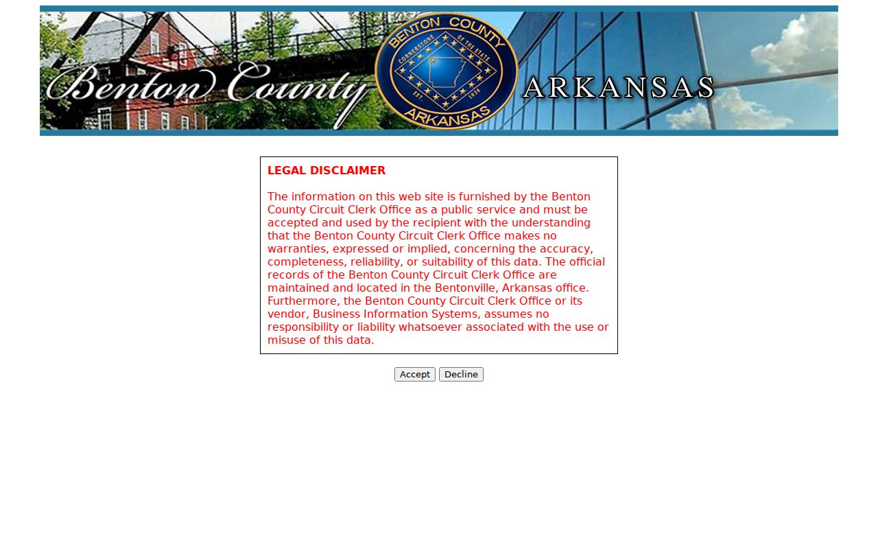 Bentonville people search Benton County land record portal