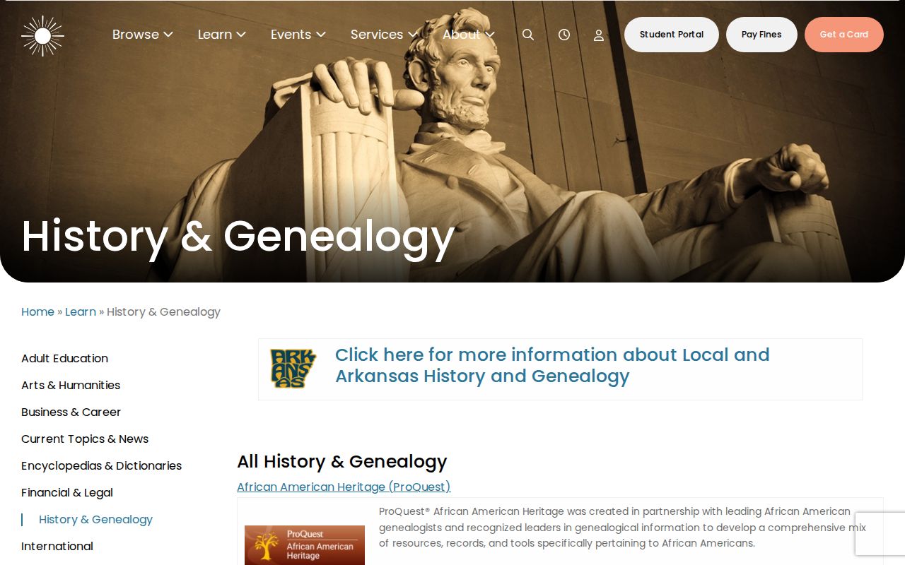 Bentonville people search library history genealogy resources